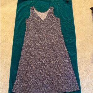 Title Nine Gray Patterned Dress